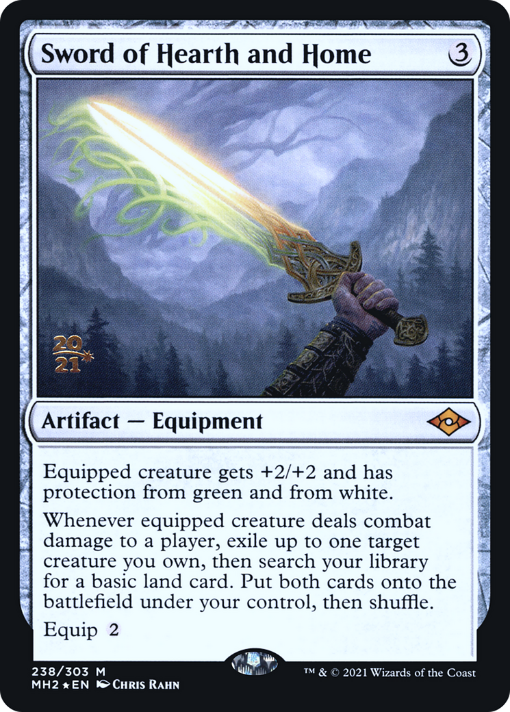 Sword of Hearth and Home (PRE-238S) - Modern Horizons 2 Promos Foil