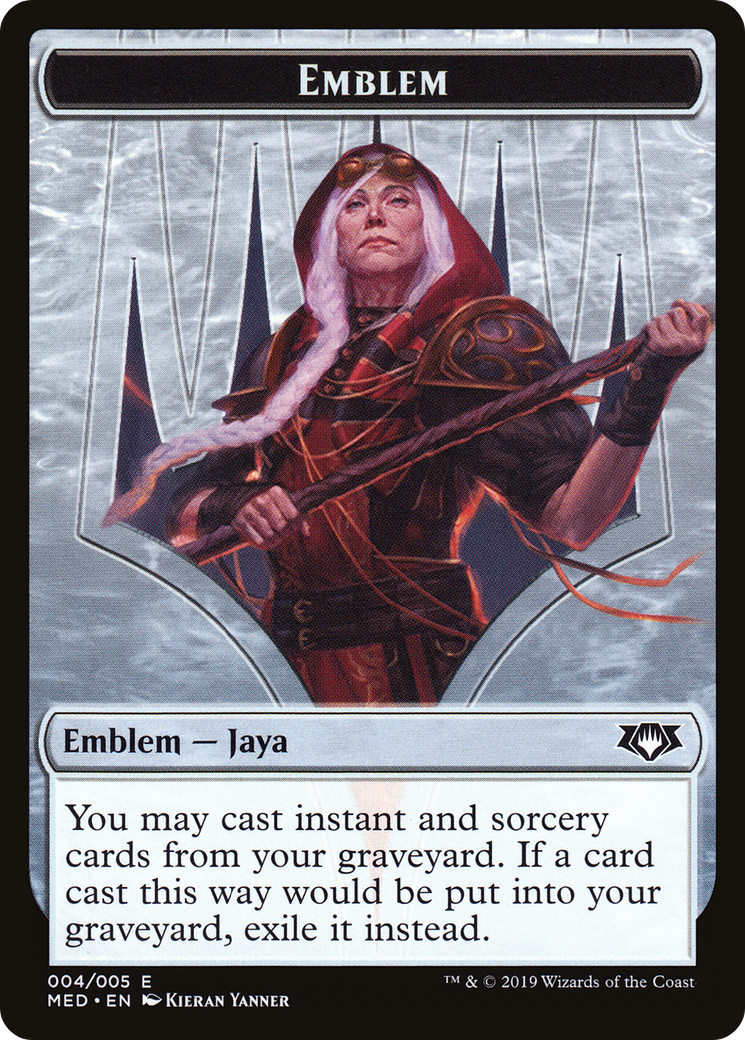 Emblem - Jaya Ballard (MED2-004) - Mythic Edition Tokens