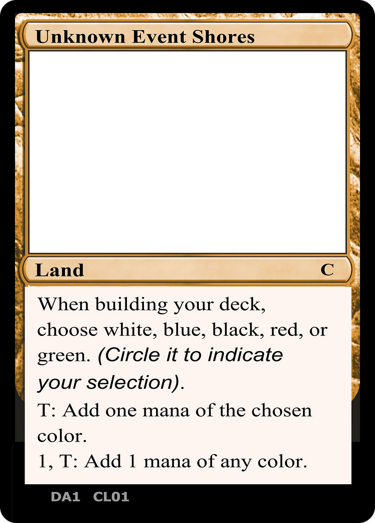 Unknown Event Shores (UNK-) - Unknown Event