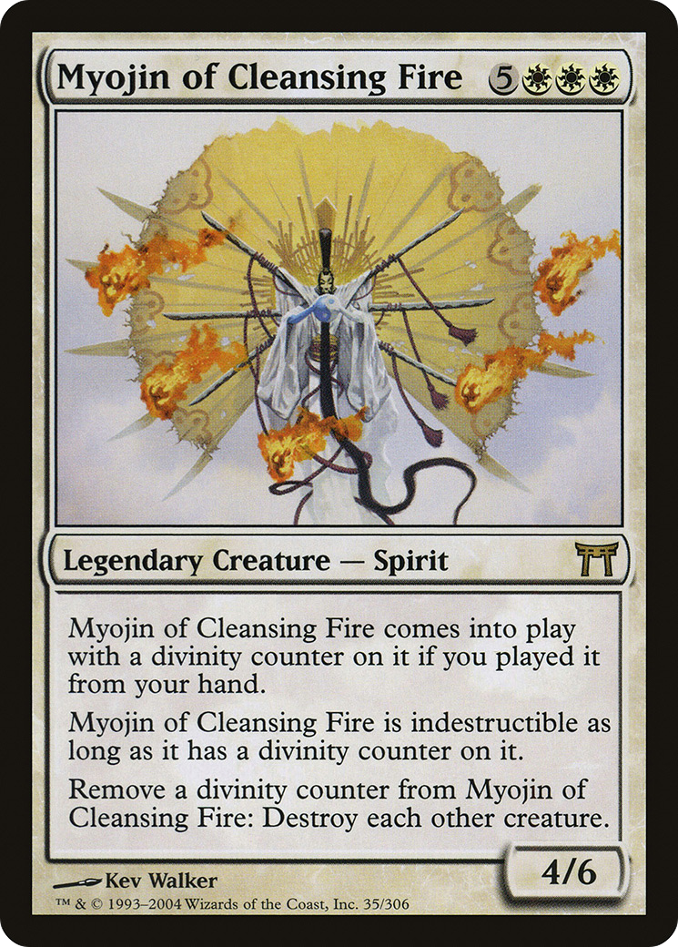 Myojin of Cleansing Fire (CHK-035) - Champions of Kamigawa