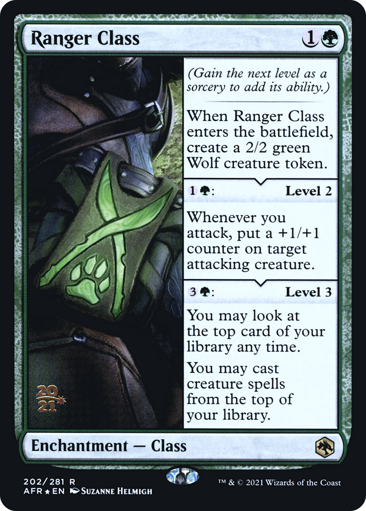 Ranger Class (PRE-202S) - Adventures in the Forgotten Realms Promos Foil