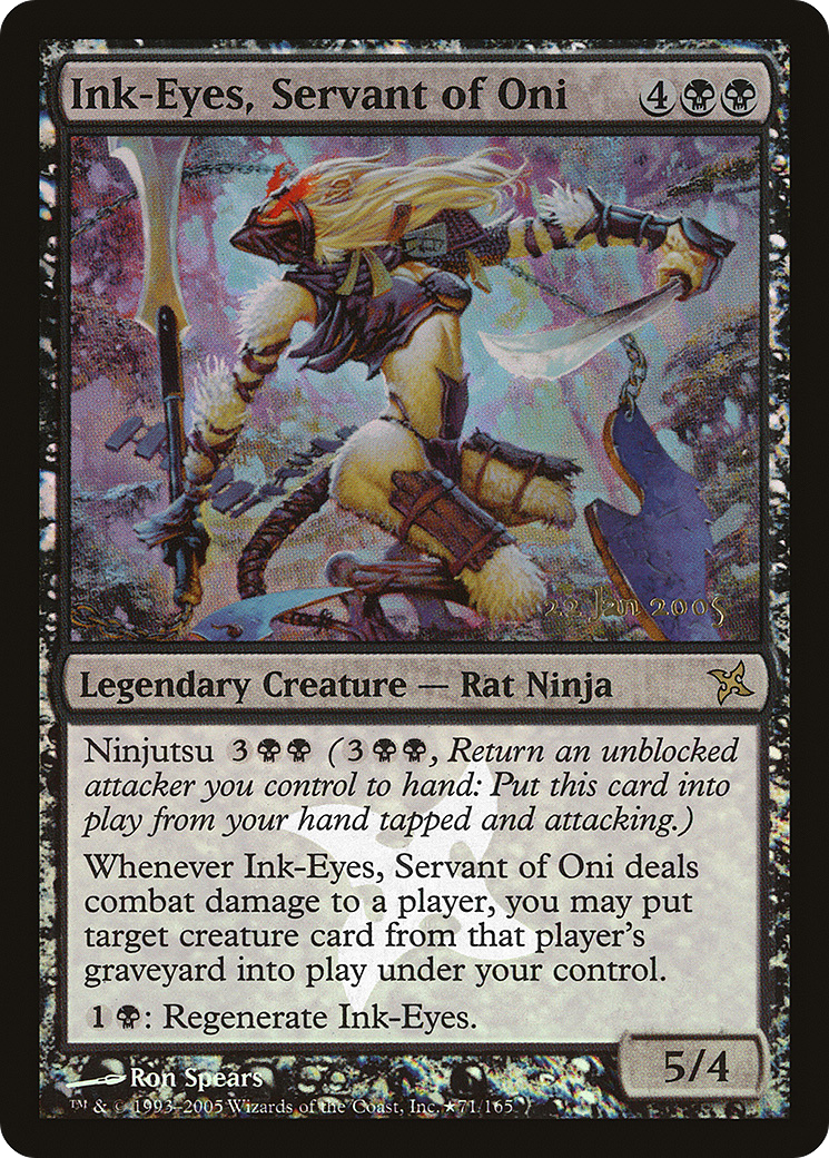 Ink-Eyes, Servant of Oni (PRE-71★) - Betrayers of Kamigawa Promos Foil