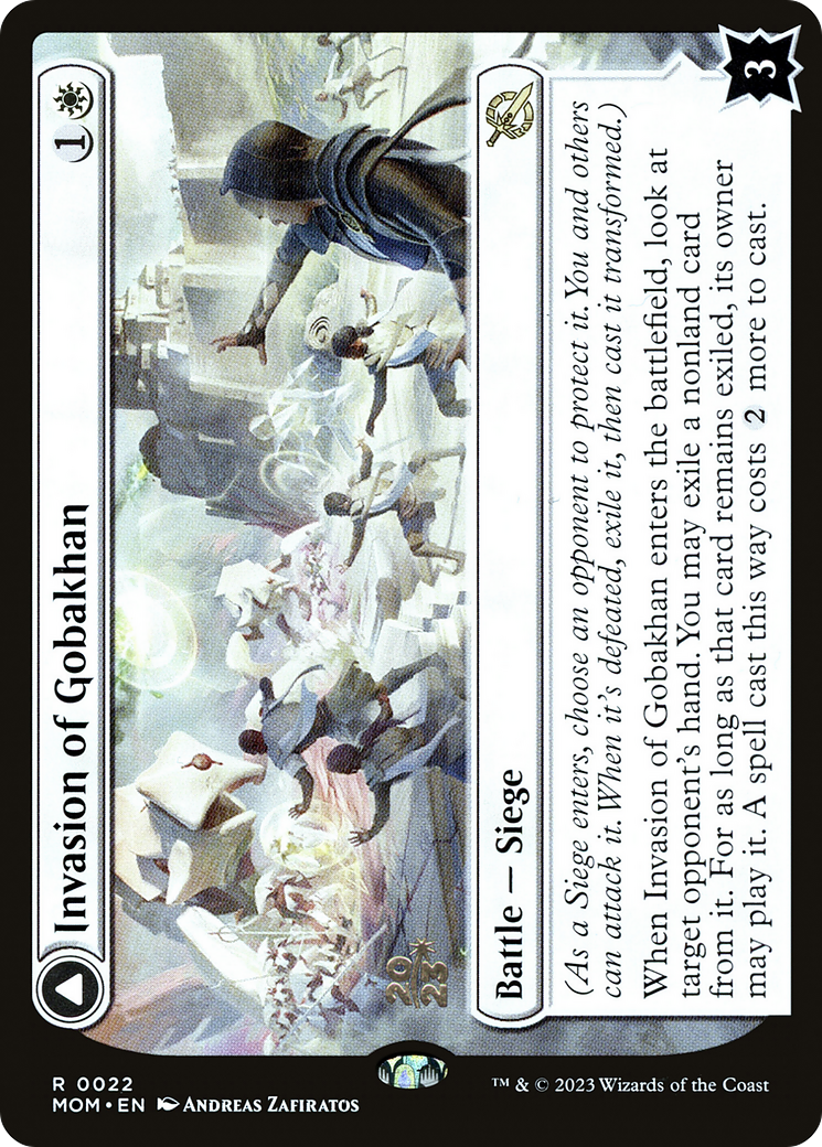 Invasion of Gobakhan (PRE-022) - March of the Machine Promos Foil