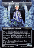 Solemn Simulacrum (0791) (SLD-791) - Secret Lair Drop (Borderless)