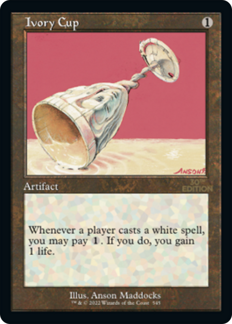 Ivory Cup (Retro Frame) (30A-545) - 30th Anniversary Edition