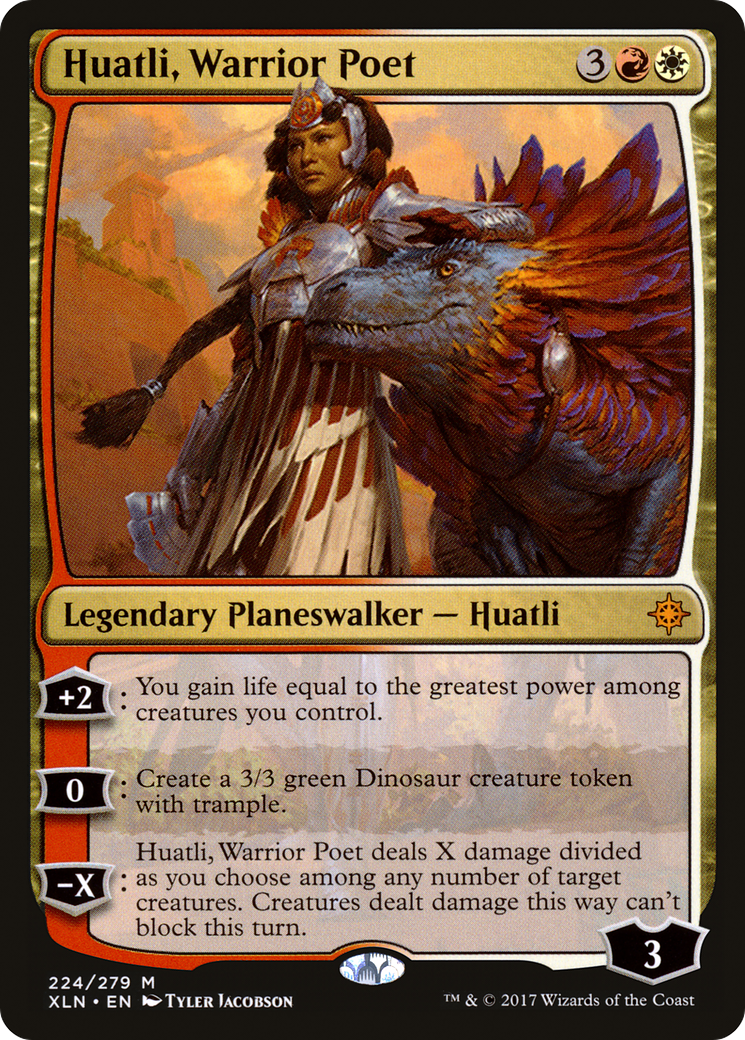 Huatli, Warrior Poet (XLN-224) - Ixalan Foil