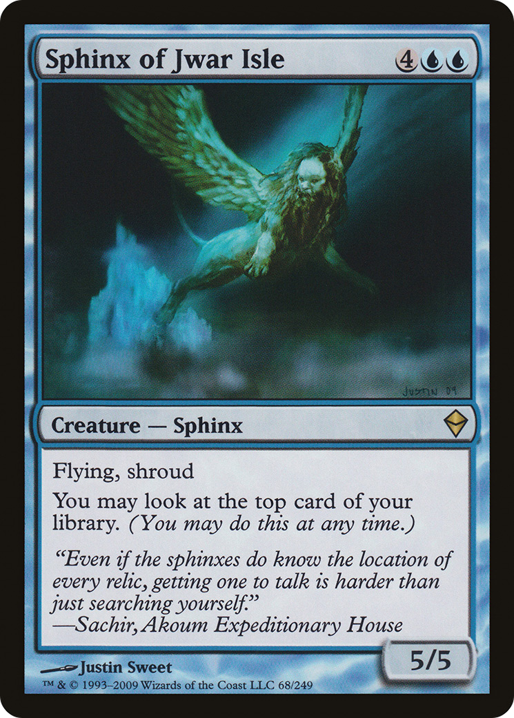 Sphinx of Jwar Isle (ZEN-068) - Zendikar