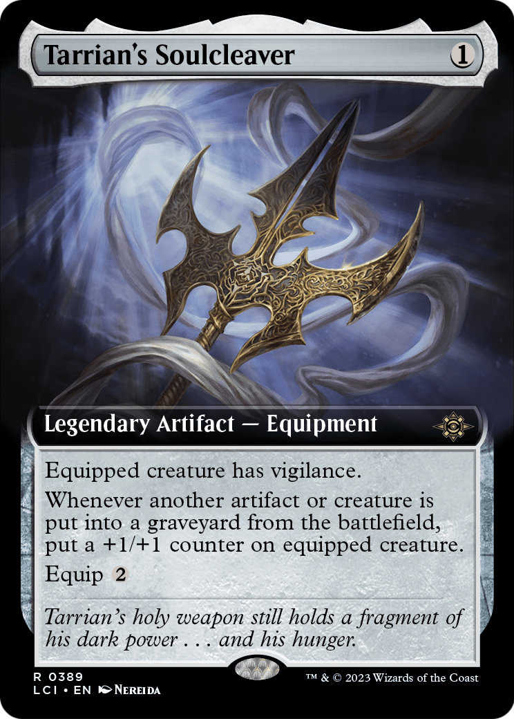 Tarrian's Soulcleaver (Extended Art) (LCI-389) - The Lost Caverns of Ixalan: (Extended Art)