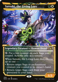 Satsuki, the Living Lore (Showcase) (NEO-399) - Kamigawa: Neon Dynasty: (Showcase) Foil