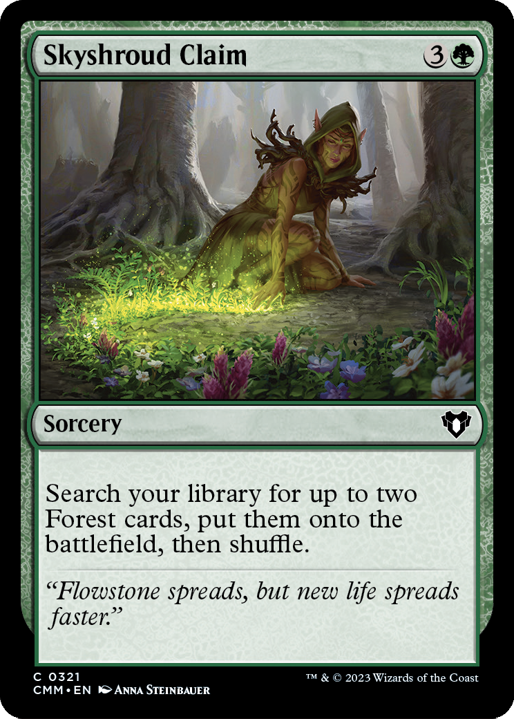 Skyshroud Claim (CMM-321) - Commander Masters