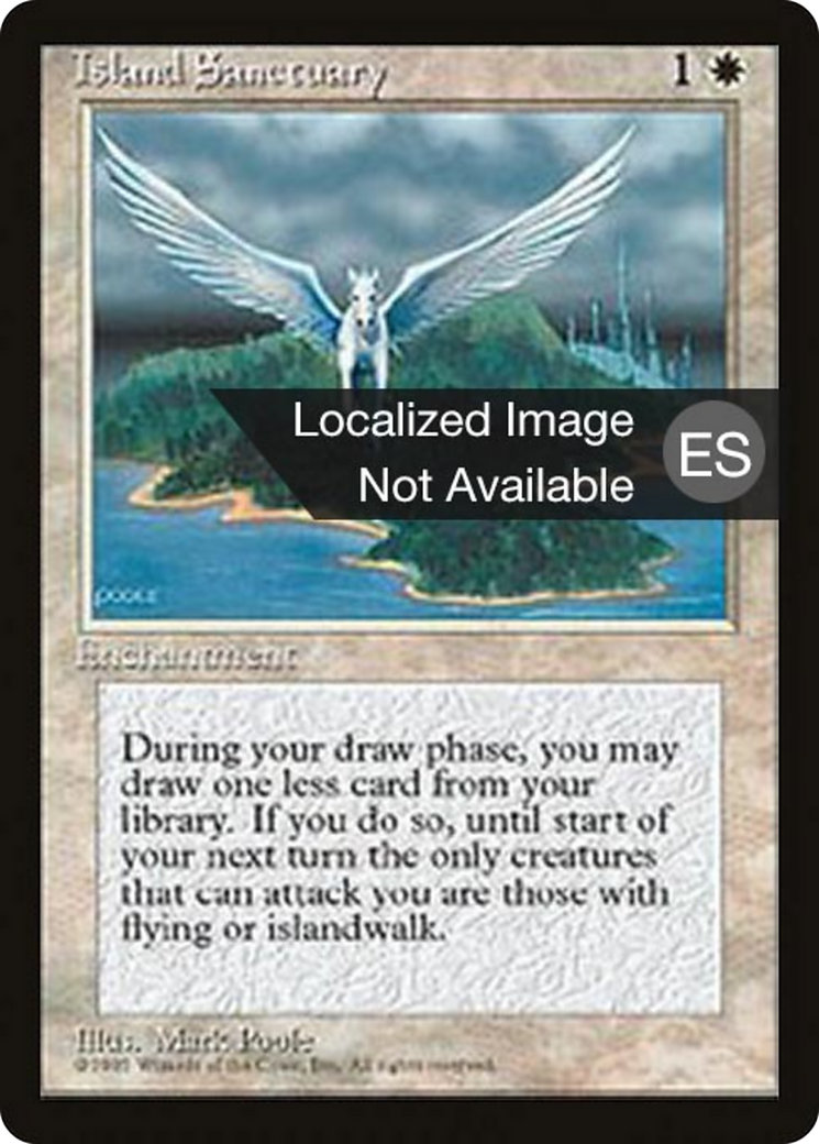 Island Sanctuary (4BB-) - Fourth Edition Foreign Black Border