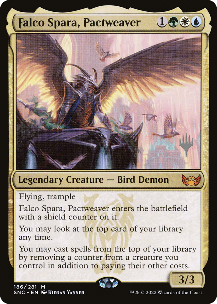 Falco Spara, Pactweaver (PPSNC-186) - Streets of New Capenna Promos