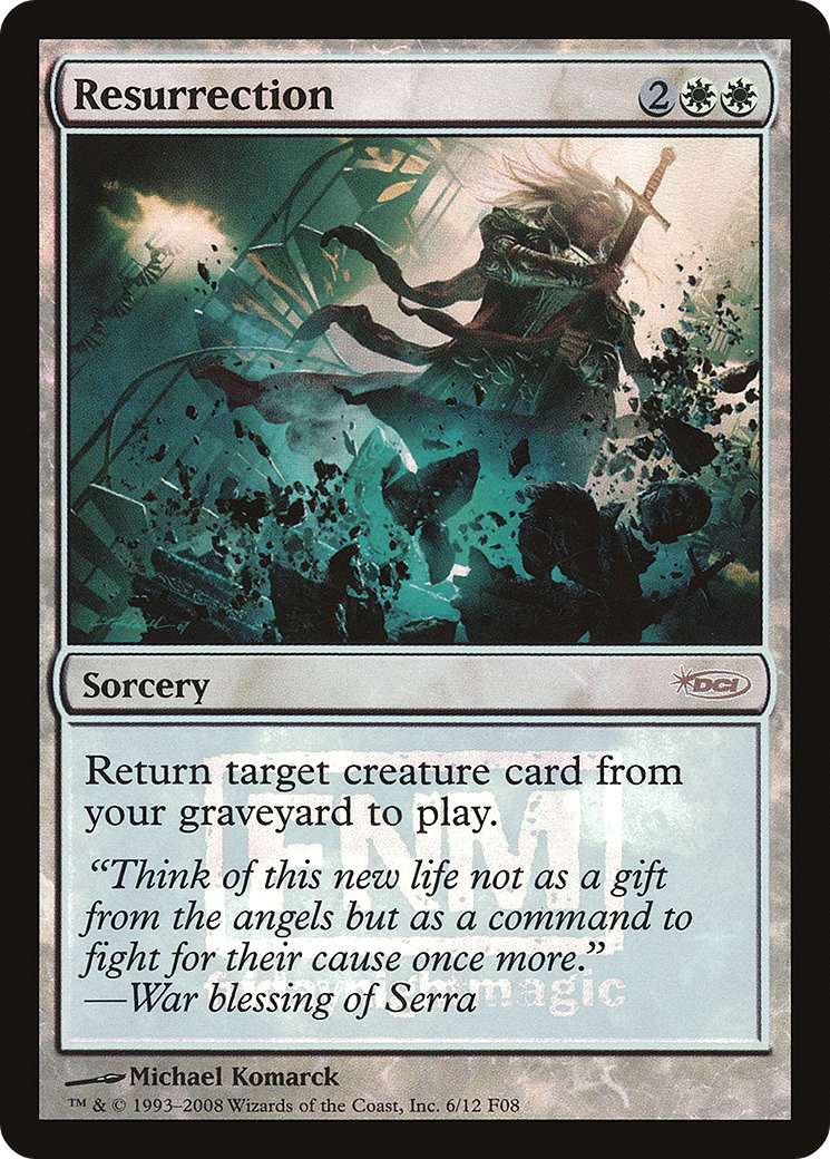 Resurrection (FNM-) - Friday Night Magic 2008 Foil