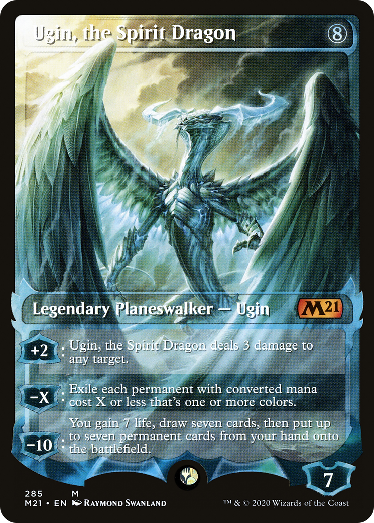 Ugin, the Spirit Dragon (Showcase) (M21-285) - Core Set 2021: (Showcase)