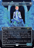 Solemn Simulacrum (0791) (Galaxy Foil) (SLD-791) - Secret Lair Drop (Borderless) Foil