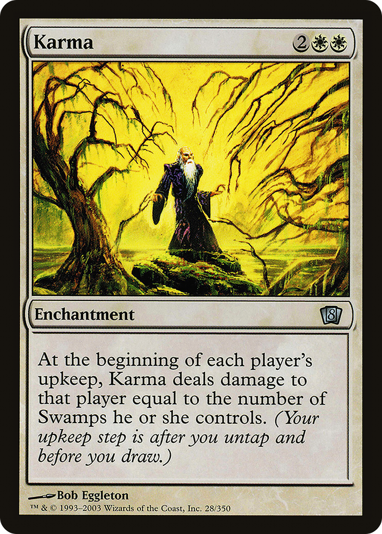 Karma (8ED-028) - 8th Edition Foil
