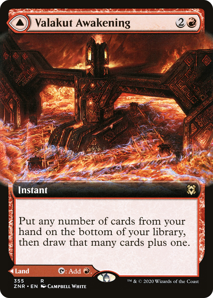 Valakut Awakening (Extended Art) (ZNR-355) - Zendikar Rising: (Extended Art)