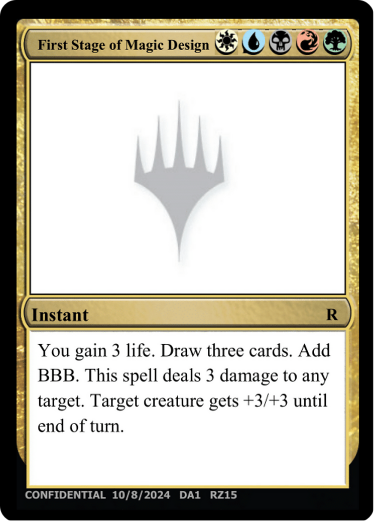 First Stage of Magic Design (UNK-RZ15B) - Unknown Event
