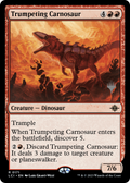 Trumpeting Carnosaur (PPLCI-171) - The Lost Caverns of Ixalan Promos