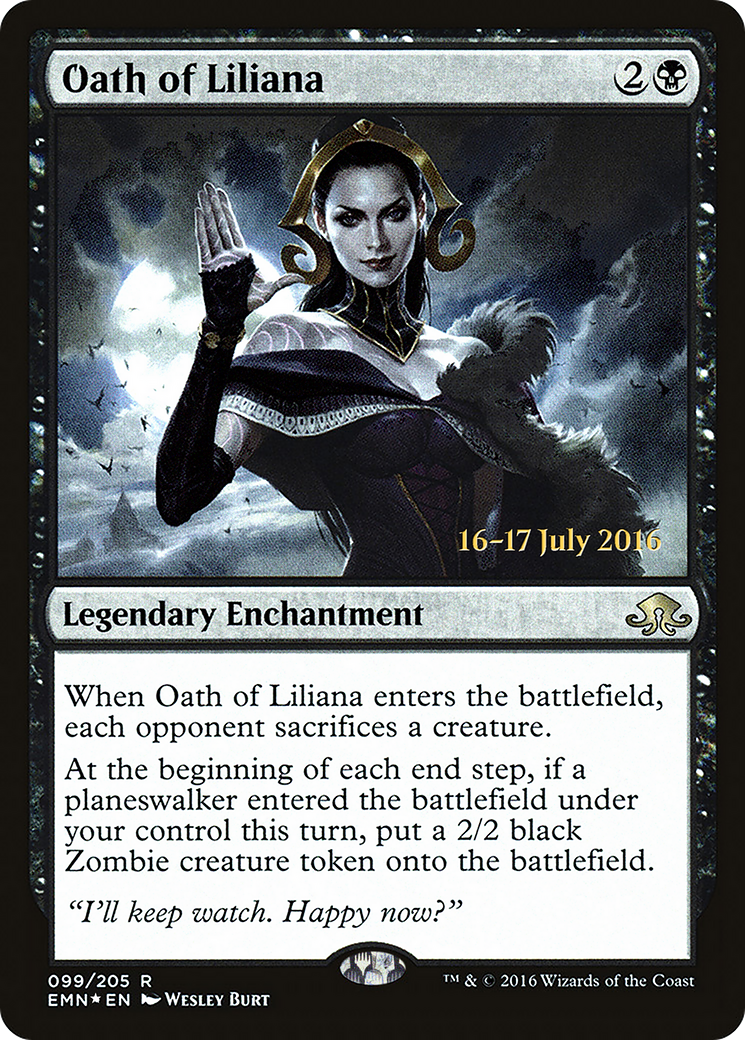 Oath of Liliana (PRE-099) - Eldritch Moon Promos Foil