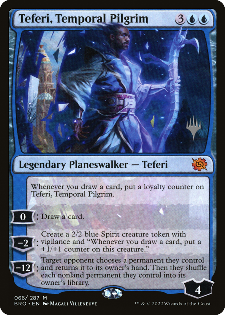 Teferi, Temporal Pilgrim (PPBRO-066) - The Brothers' War Promos Foil