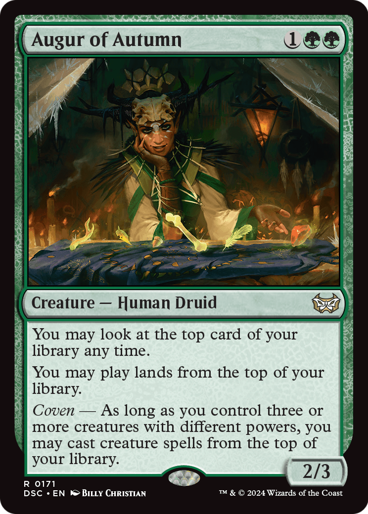 Augur of Autumn (DSC-171) - Duskmourn: House of Horror Commander