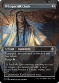 Whispersilk Cloak (Borderless) (LCC-119) - The Lost Caverns of Ixalan Commander Foil