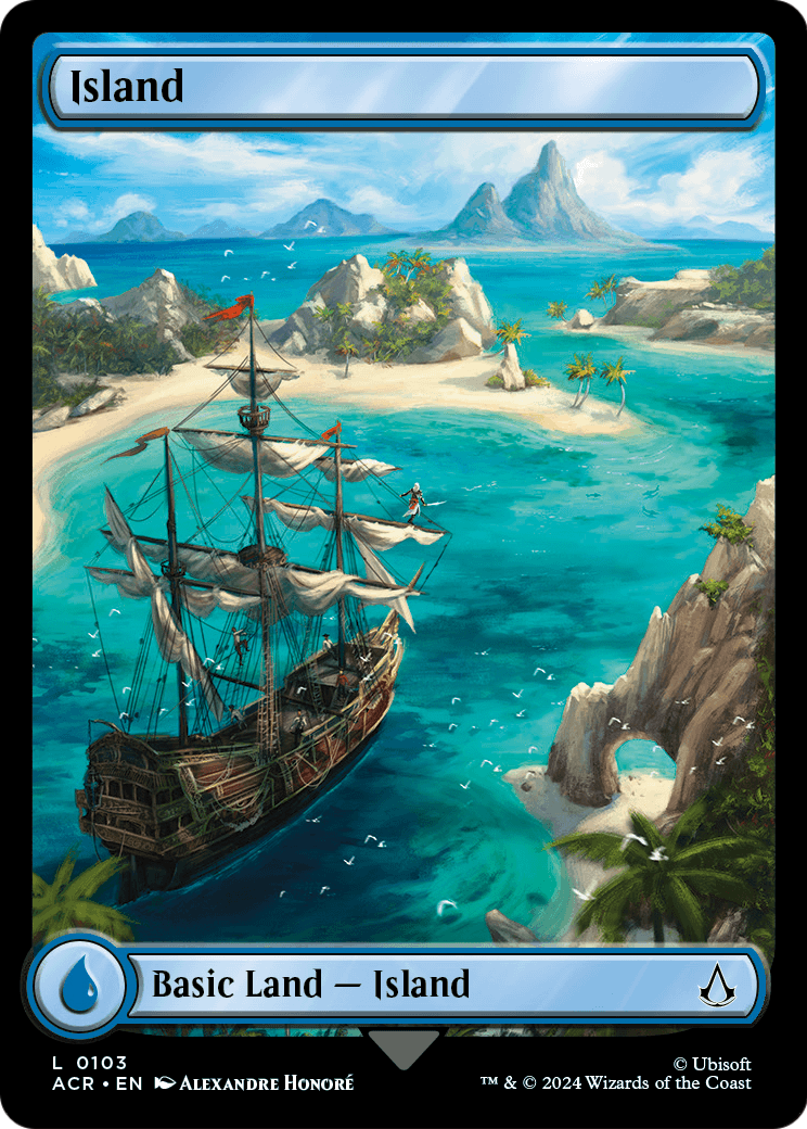 Island (0103) (ACR-103) - Assassin's Creed Foil