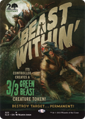 Beast Within (SLD-323) - Secret Lair Drop (Borderless) Foil