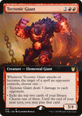 Tectonic Giant (Extended Art) (THB-323) - Theros Beyond Death: (Extended Art)