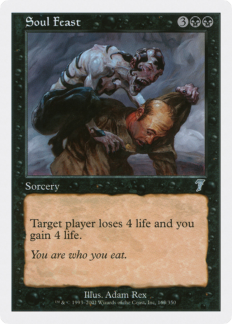 Soul Feast (7ED-163) - 7th Edition Foil