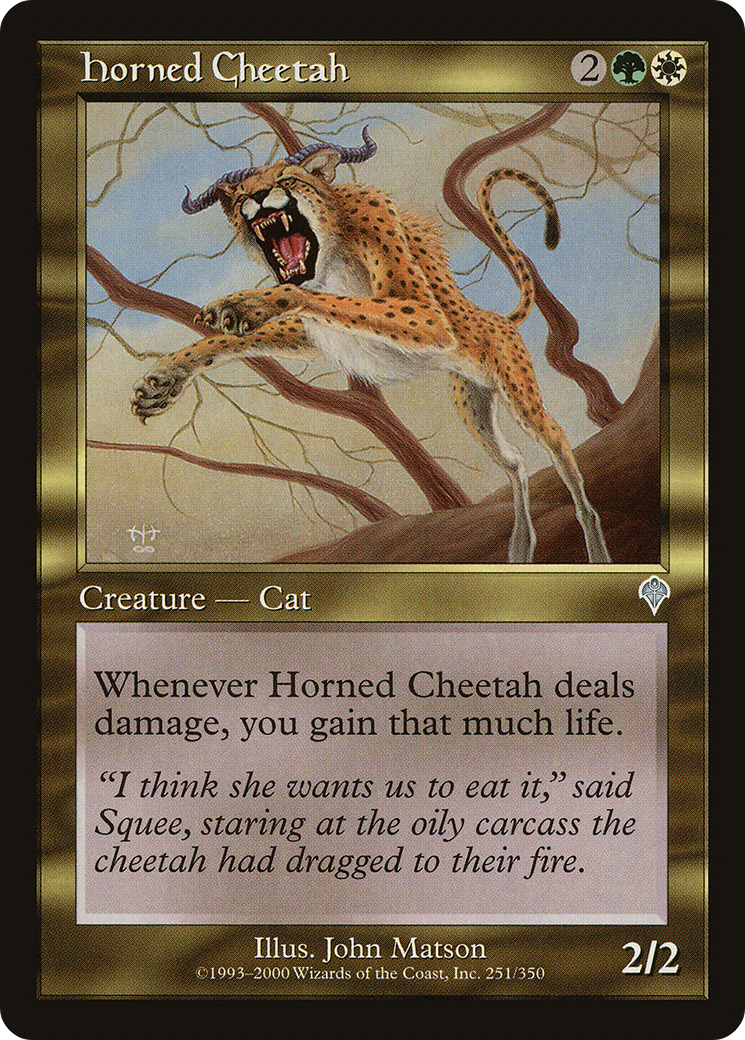 Horned Cheetah (INV-251) - Invasion