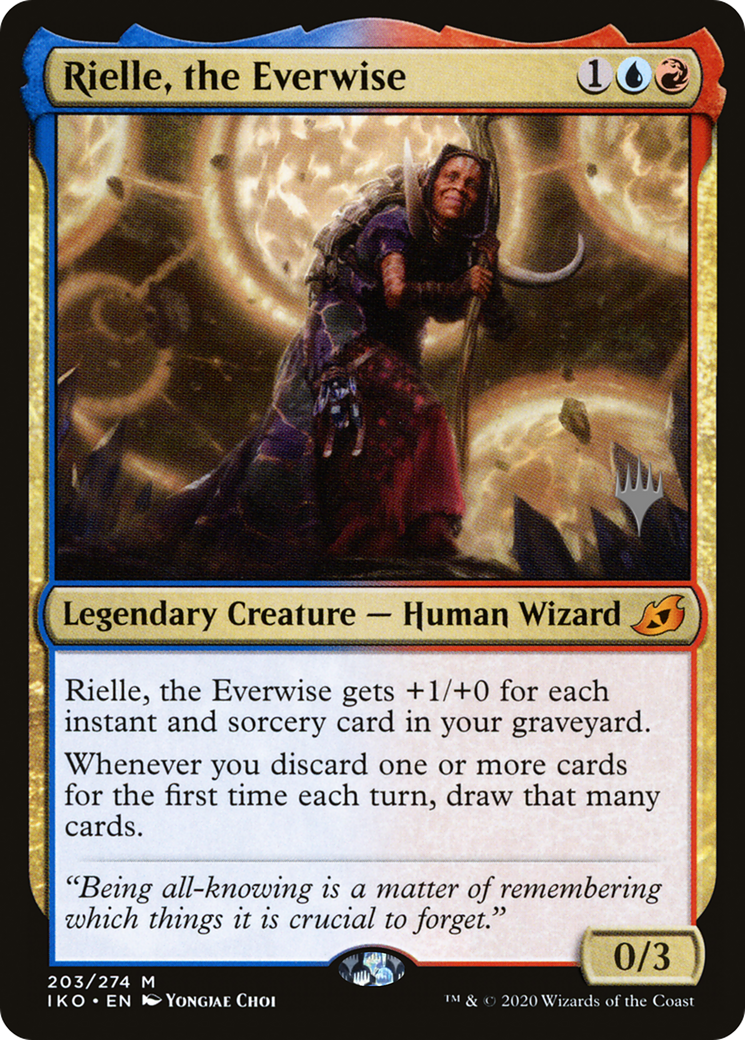 Rielle, the Everwise (PPIKO-203) - Ikoria: Lair of Behemoths Promos Foil