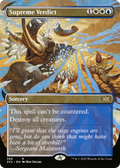 Supreme Verdict (Borderless) (2X2-388) - Double Masters 2022 Foil