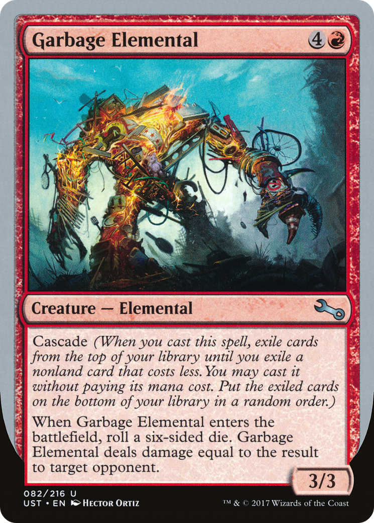 Garbage Elemental (D) (UST-82D) - Unstable Foil