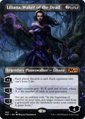 Liliana, Waker of the Dead (Borderless) (M21-282) - Core Set 2021 (Borderless) Foil