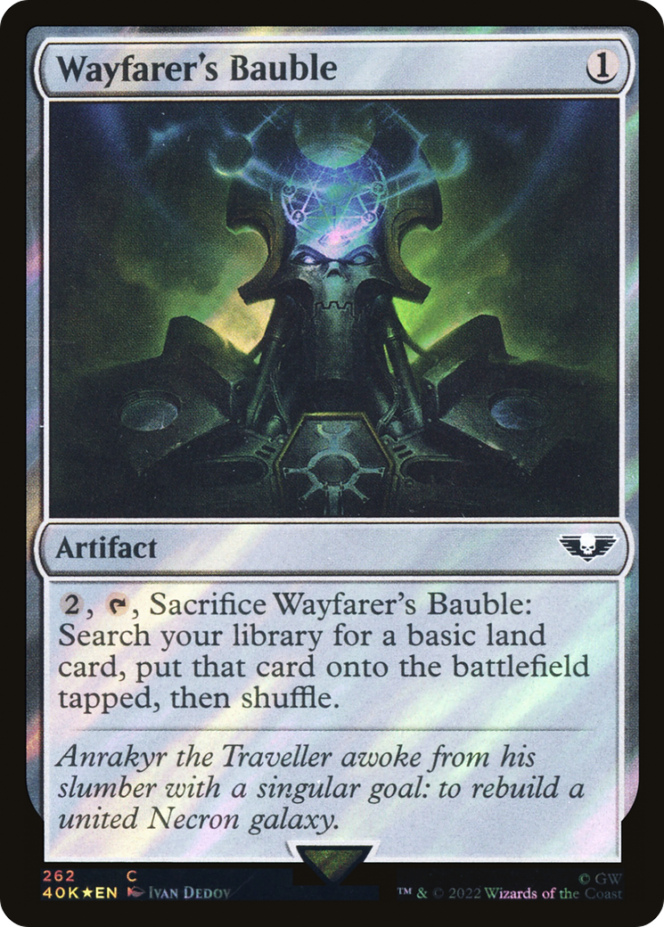 Wayfarer's Bauble (262) (Surge Foil) (40K-262) - Warhammer 40,000 Commander Foil