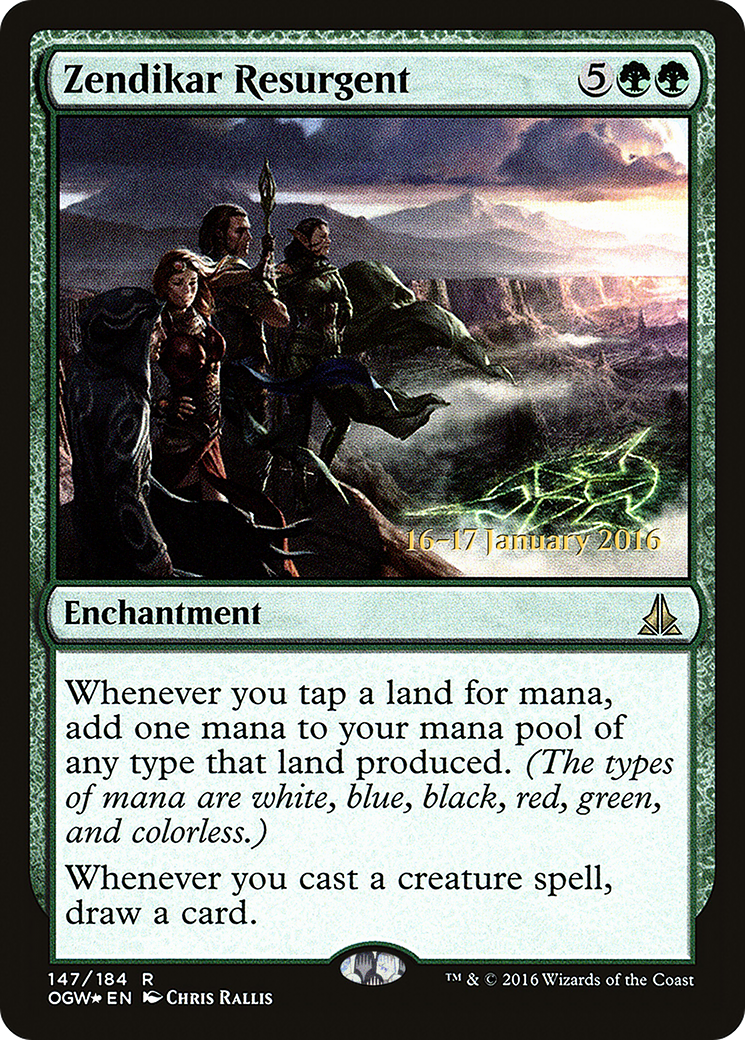 Zendikar Resurgent (PRE-147S) - Oath of the Gatewatch Promos Foil