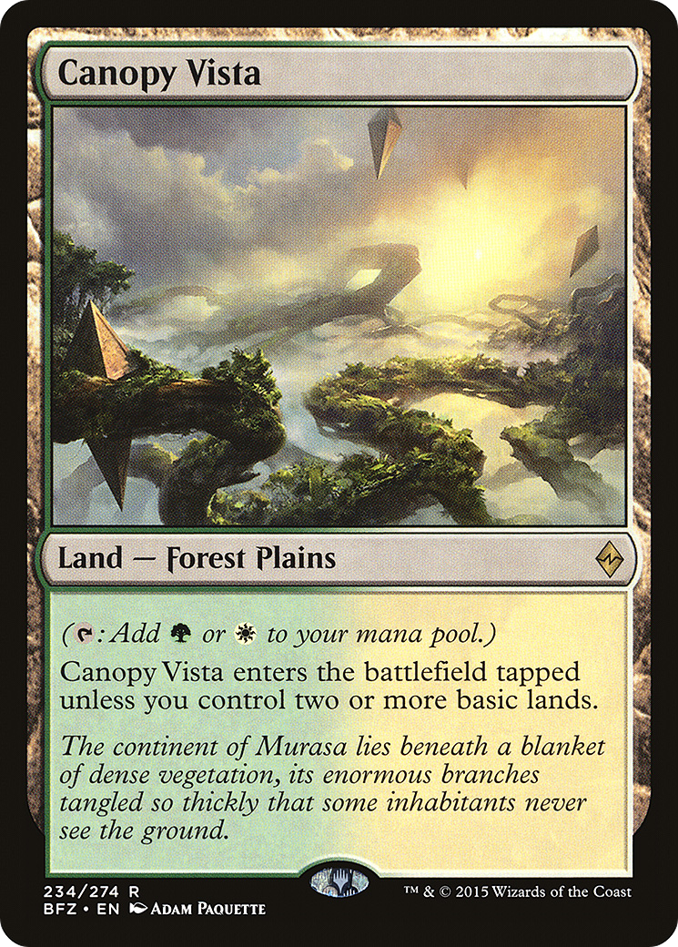 Canopy Vista (BFZ-234) - Battle for Zendikar