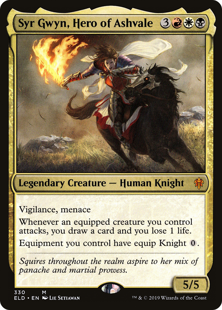 Syr Gwyn, Hero of Ashvale (ELD-330) - Throne of Eldraine
