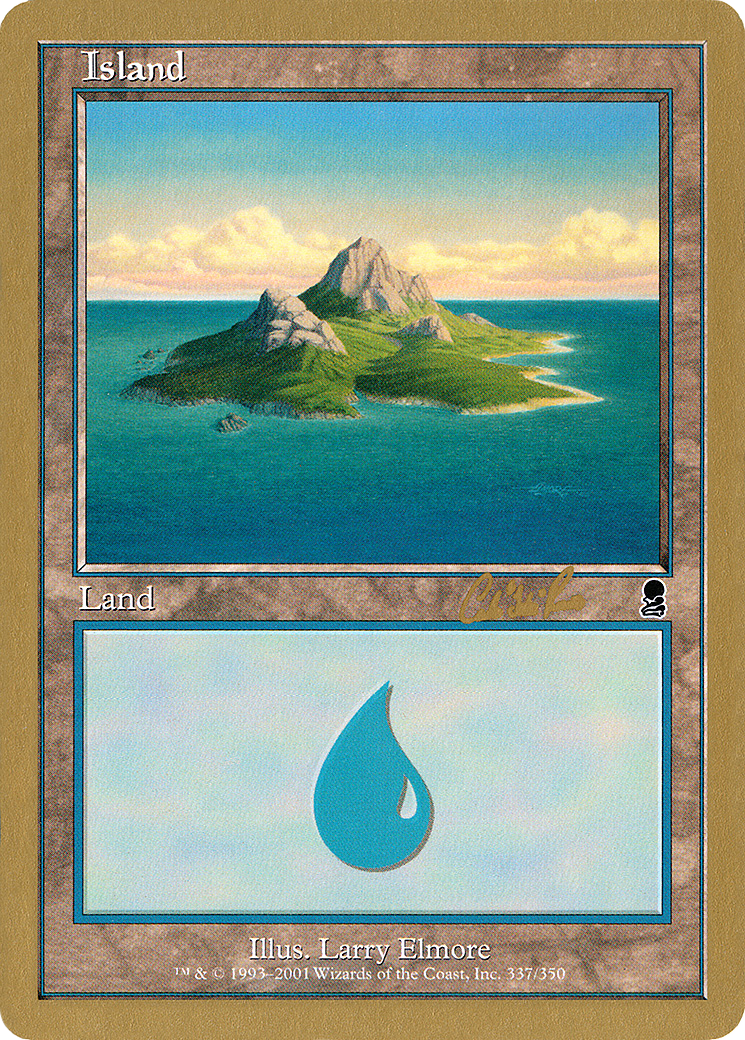 Island (337) - 2002 Carlos Romao (ODY) (WCD-CR337B) - World Championship Decks 2002