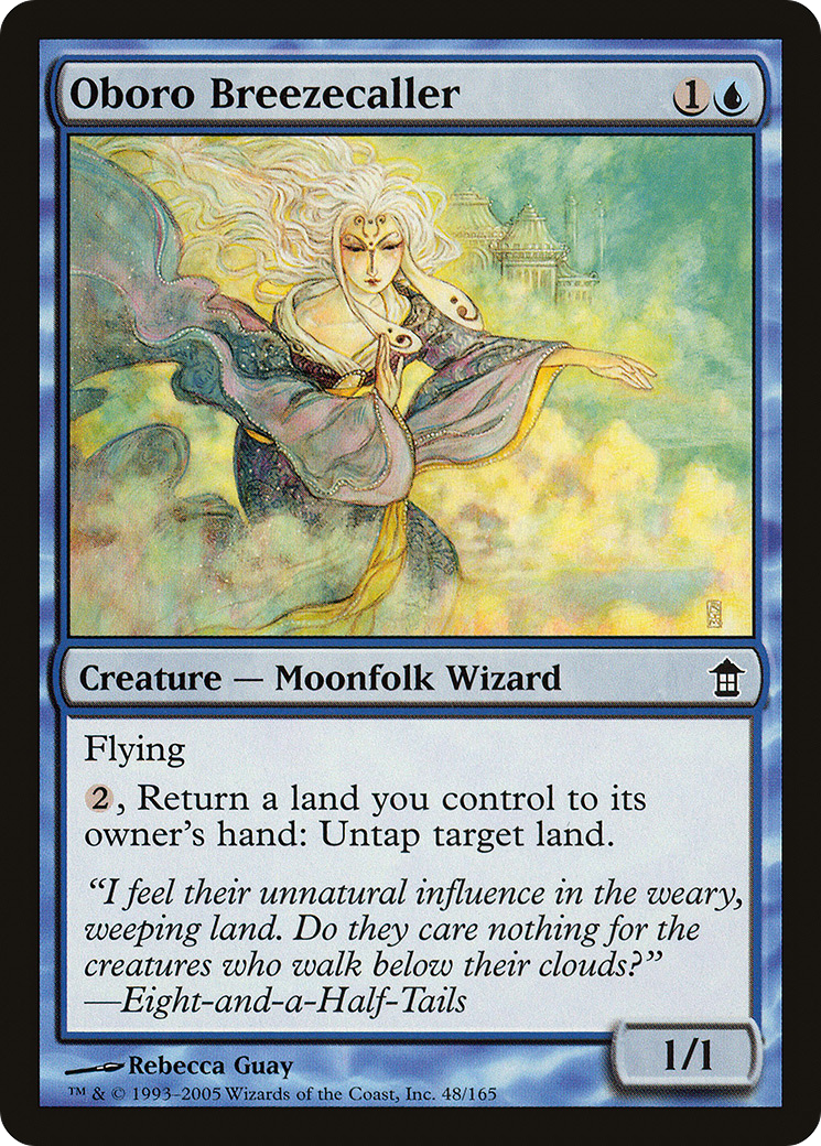 Oboro Breezecaller (SOK-048) - Saviors of Kamigawa