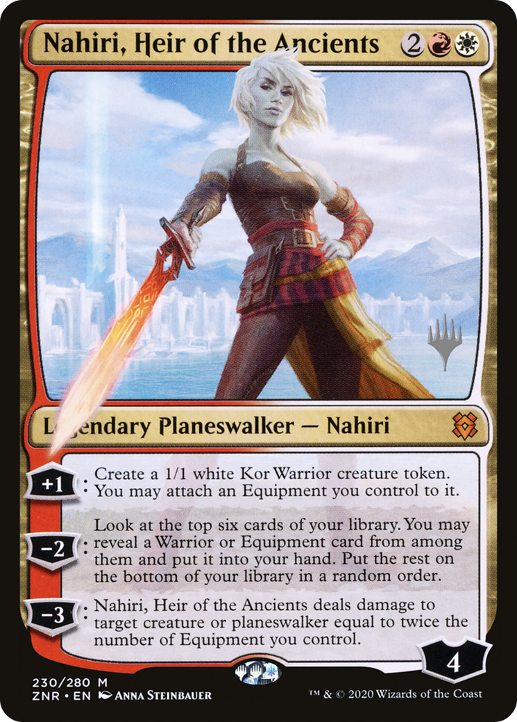 Nahiri, Heir of the Ancients (PPZNR-230) - Zendikar Rising Promos Foil