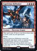 Capricious Hellraiser (PRE-125) - Phyrexia: All Will Be One Promos Foil