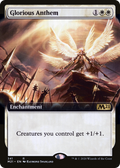 Glorious Anthem (Extended Art) (M21-341) - Core Set 2021: (Extended Art) Foil