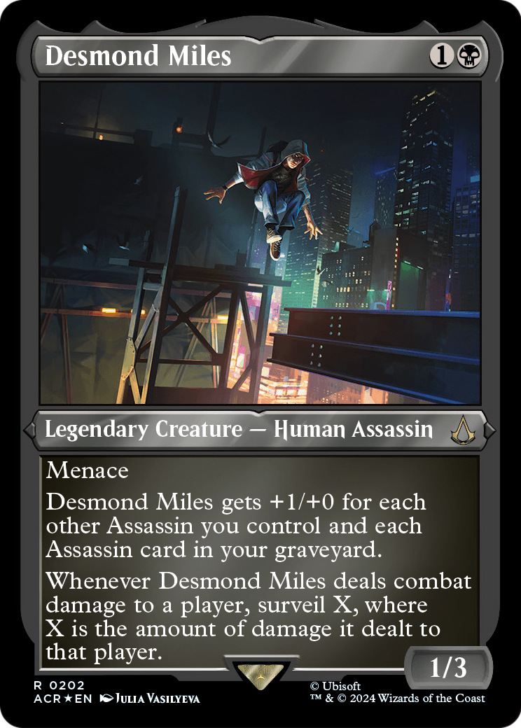 Desmond Miles (Foil Etched) (ACR-202) - Assassin's Creed Foil