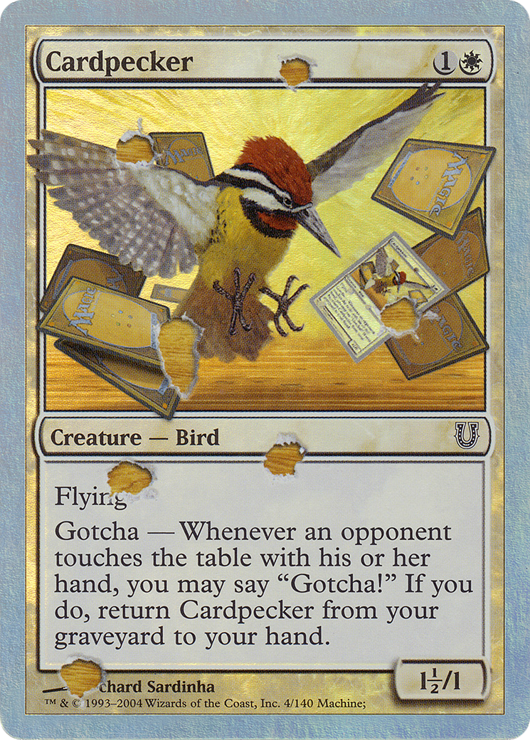 Cardpecker (Alternate Foil) (UNH-004) - Unhinged Foil