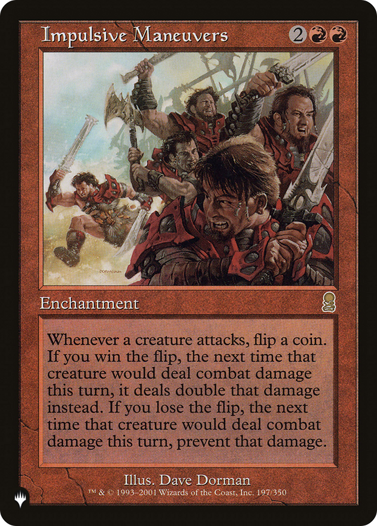Impulsive Maneuvers (LIST-ODY-197) - The List