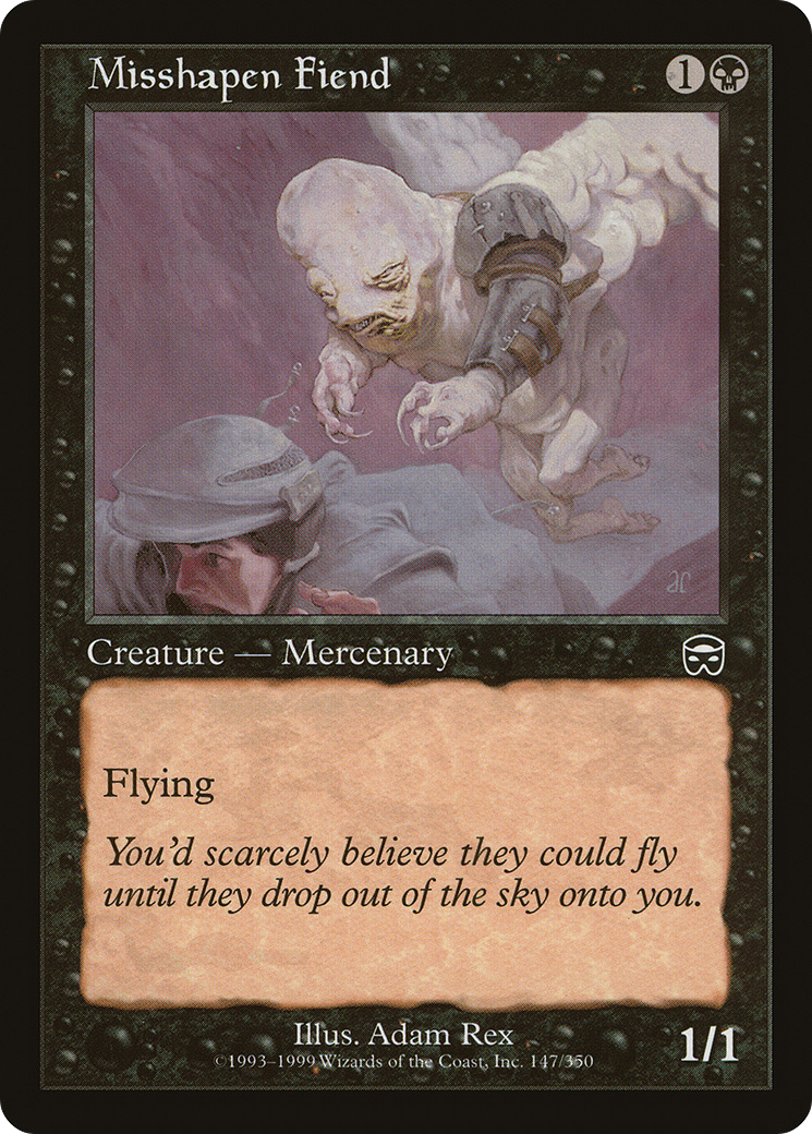 Misshapen Fiend (MMQ-147) - Mercadian Masques
