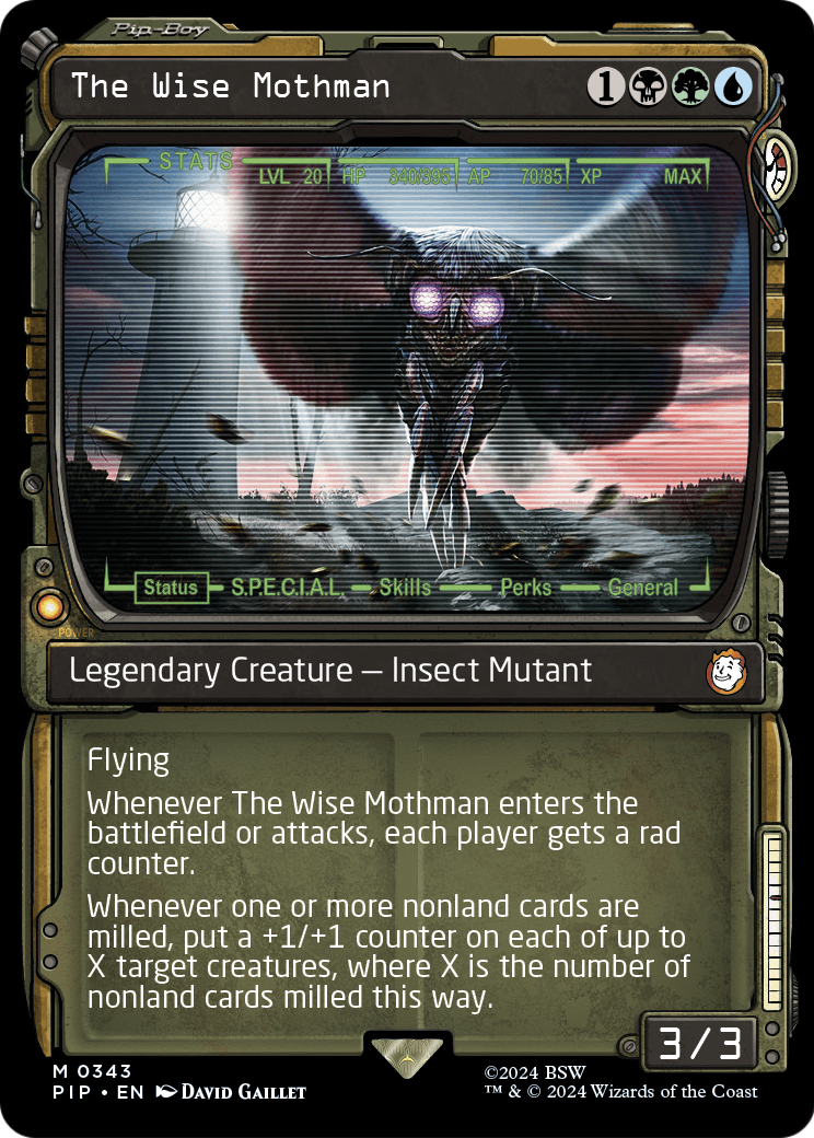 The Wise Mothman (Showcase) (PIP-343) - Fallout: (Showcase)